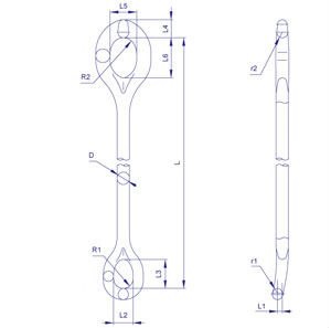 Weldless Elevator Link Rig Floor Handling Tools Weldless One Arm & Double Arm Links