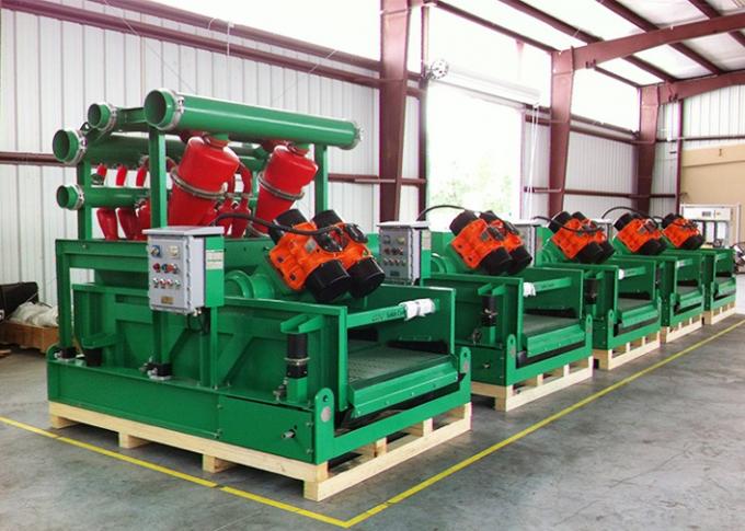 Large Capacity Drilling Mud Cleaner , Second And Third Phase Mud Cleaning Equipment