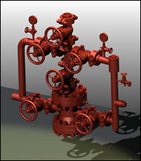 API Certified Water Injection Wellhead 2000-5000psi Rated Working Pressure