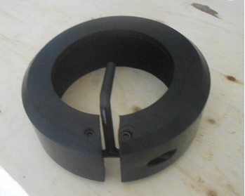 Round Black Rubber Casing Thread Protector Quick Operation For Well Cementing