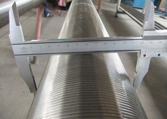 China Oil Well Pipe Base Screen 4 1 / 2 '' N80 , WWS Wire Wrapped Screen For Sand Control supplier