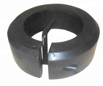China Round Black Rubber Casing Thread Protector Quick Operation For Well Cementing supplier