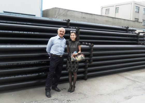 Steel Drill Stem Pipe Down The Hole Drilling Tools , API 5DP Standard Oil Well Drill Pipe supplier