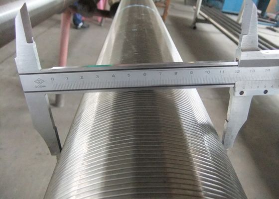 Oil Well Pipe Base Screen 4 1 / 2 '' N80 , WWS Wire Wrapped Screen For Sand Control supplier