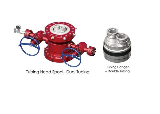 Oilfield Oil Wellhead Equipment Tubing Head Spool / Tubing Hanger Long Service Life supplier