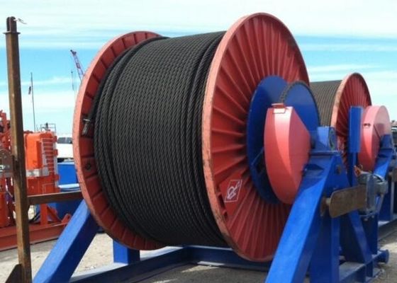 Oil & Gas Rotary Drill Line Wire Rope , Steel Drilling Wire Rope For Drilling Rig supplier